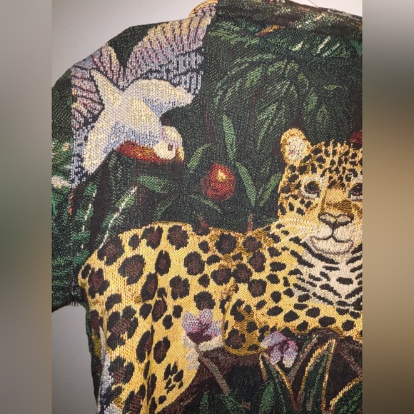 Vintage Paco Solér Jungle Animals Wildlife Safari Blazer - Picture 8 of 10